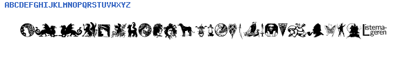 Fuente Listemagerens Dingbats 1.ttf