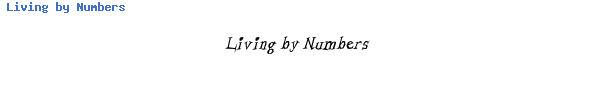Fuente Living by Numbers.ttf