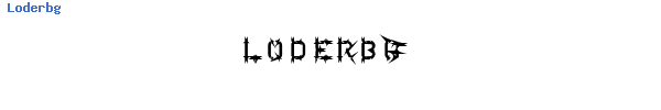 Fuente Loderbg.ttf