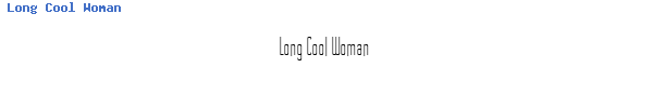 Fuente Long Cool Woman.ttf