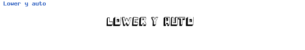 Fuente Lower y auto.ttf