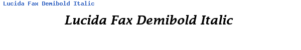 Fuente Lucida Fax Demibold Italic.ttf