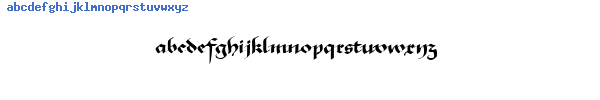 Fuente MA GKursiv1 DB.ttf