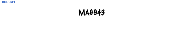 Fuente MAG943.TTF
