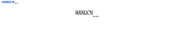 Fuente MANUCN__.TTF