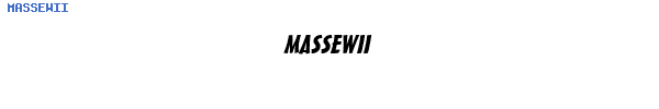 Fuente MASSEWII.TTF