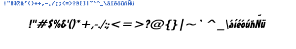 Fuente MASSEWII.TTF