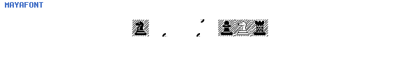 Fuente MAYAFONT.TTF