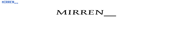 Fuente MIRREN__.TTF