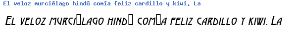 Fuente MODERNCI.TTF