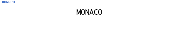 Fuente MONACO.TTF
