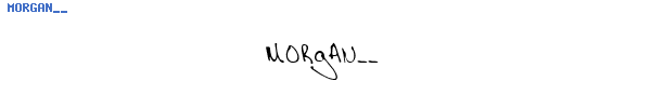 Fuente MORGAN__.TTF