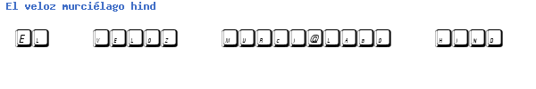 Fuente MacKeyCaps.ttf