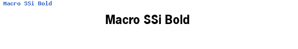 Fuente Macro SSi Bold.ttf