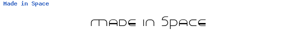 Fuente Made in Space.ttf