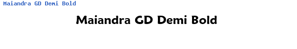 Fuente Maiandra GD Demi Bold.ttf