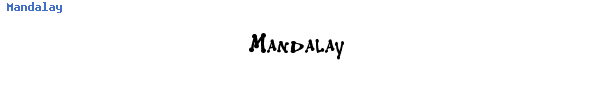 Fuente Mandalay.ttf