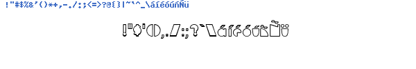 Fuente Mandreloutline.ttf