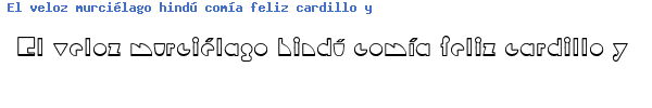Fuente Mandreloutline.ttf