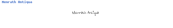 Fuente Menrath Antiqua.ttf