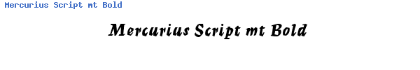 Fuente Mercurius Script mt Bold.ttf