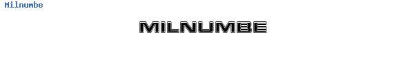 Fuente Milnumbe.ttf