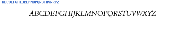 Fuente MinisterT Italic.ttf