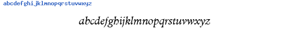 Fuente MinisterT Italic.ttf