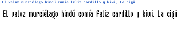Fuente Mixelate.ttf