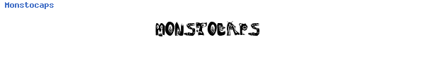 Fuente Monstocaps.ttf