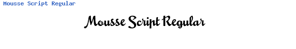 Fuente Mousse Script Regular.ttf