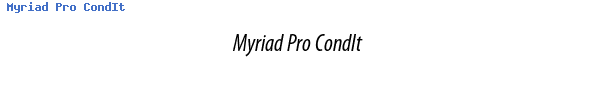 Fuente Myriad Pro CondIt.ttf