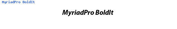 Fuente MyriadPro BoldIt.ttf