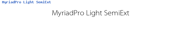 Fuente MyriadPro Light SemiExt.ttf