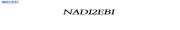 Fuente NADI2EBI.TTF
