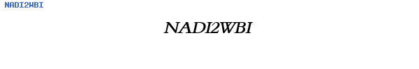 Fuente NADI2WBI.TTF