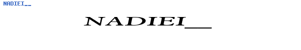 Fuente NADIEI__.TTF