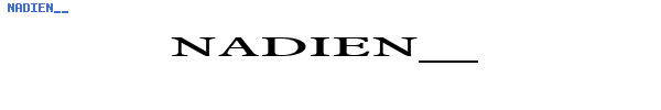 Fuente NADIEN__.TTF