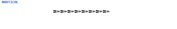 Fuente NAUTICAL.TTF