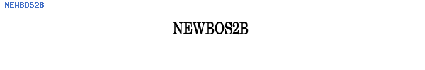 Fuente NEWBOS2B.TTF