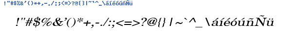 Fuente NEWBOS3I.TTF
