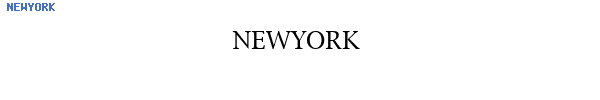Fuente NEWYORK.TTF