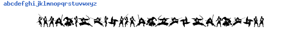 Fuente NINJAS.TTF