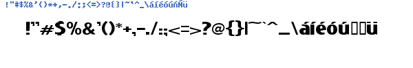Fuente NIOBBL.TTF