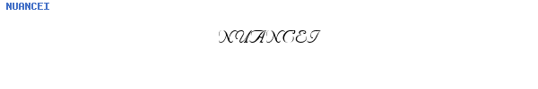 Fuente NUANCEI.TTF