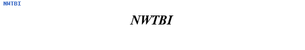 Fuente NWTBI.TTF