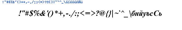 Fuente NWTBI.TTF