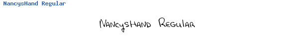 Fuente NancysHand Regular.TTF