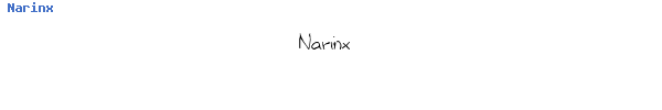 Fuente Narinx.ttf