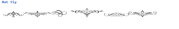 Fuente Nat Vignette One.otf